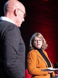 Karin Sprekelmeyer bei der Audi BKK Personalversammlung 2023