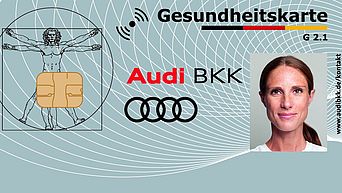 Gesundheitskarte der Audi BKK