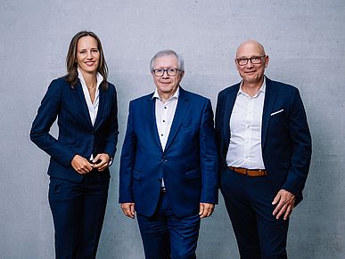 Foto: Dr. Anja Schramm, Gerhard Fuchs und Dirk Lauenstein