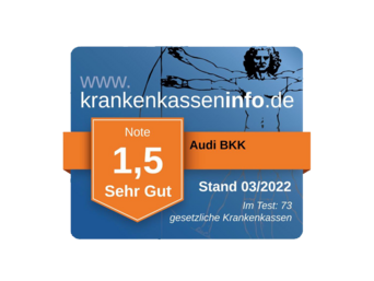 Audi BKK Siegel Testnote